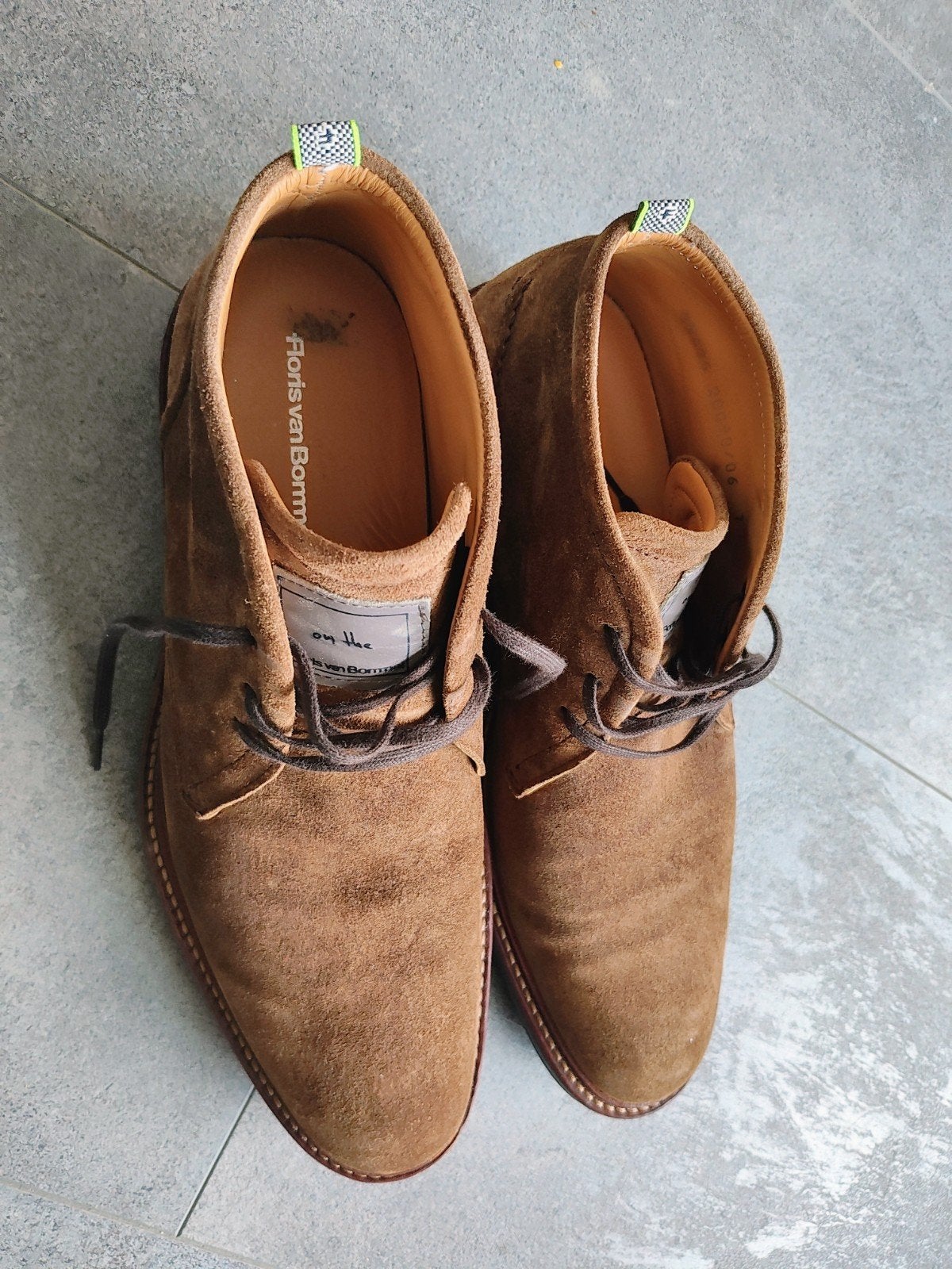 Floris van Bommel suède boots - Maat 41 (7H), Bruin, Boots, Floris van Bommel, Nieuw