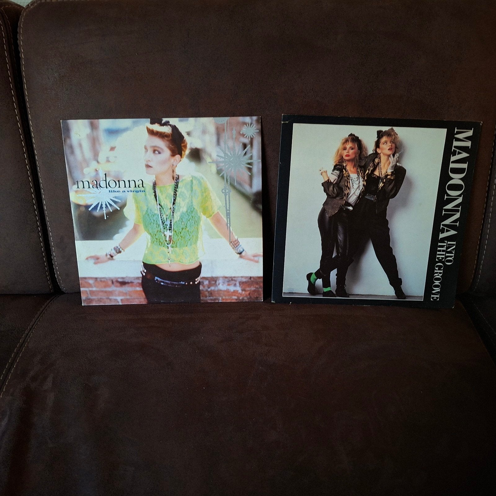 Madonna - Into the Groove & Like a Virgin 12 inch vinyl, Cd's en Dvd's, LP, Gebruikt, Pop, Originele persing
