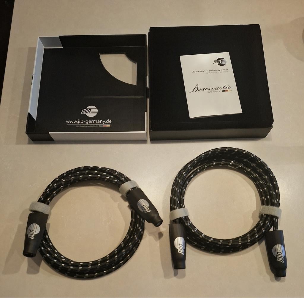JIB Boaacoustic, Evolution BLACK.xlr-8,  3.0M., Ophalen of Verzenden, Zo goed als nieuw, 2 tot 5 meter, Interlink-kabel