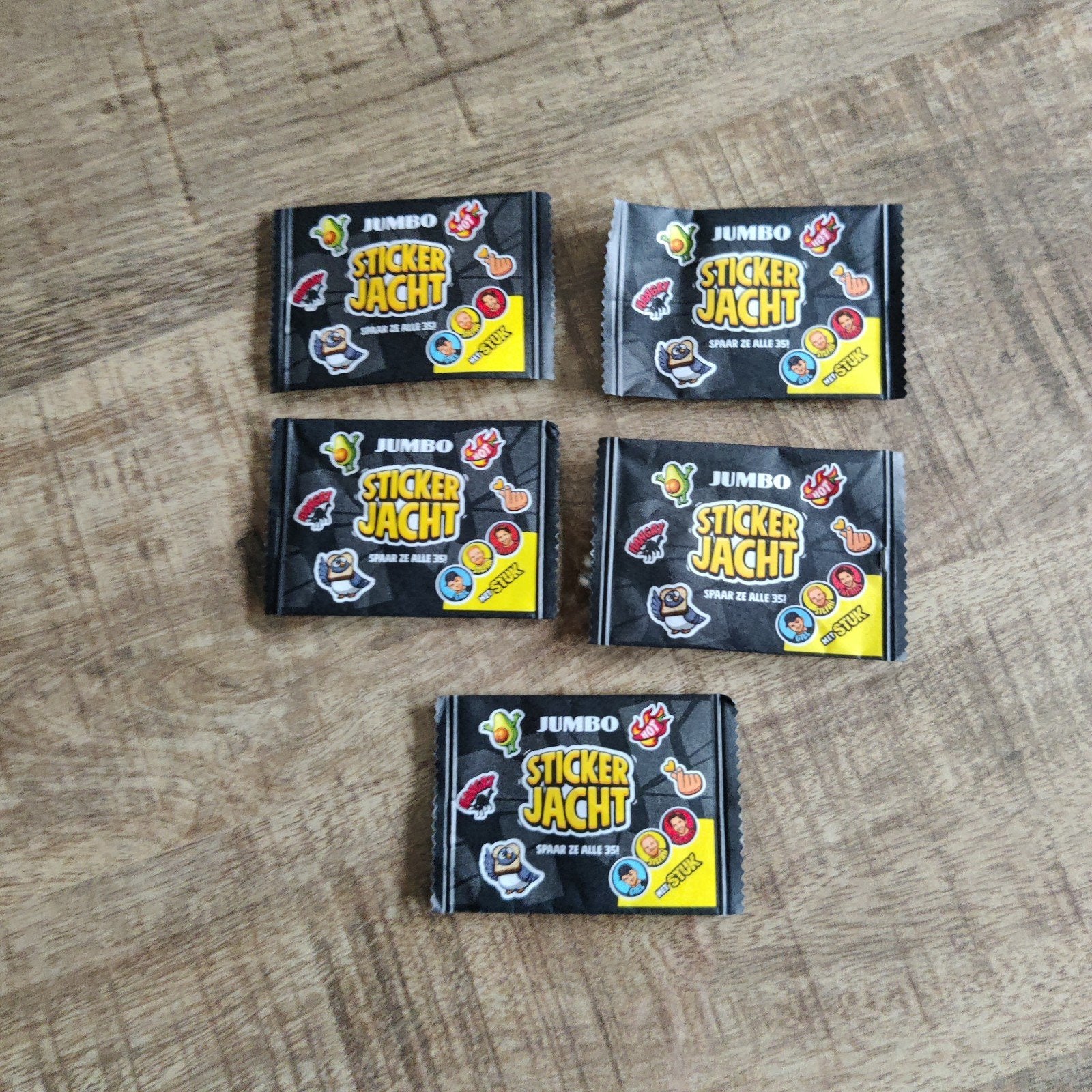 5 dichte pakjes herbruikbare Stickers : Stickerjacht StukTV, Ophalen of Verzenden
