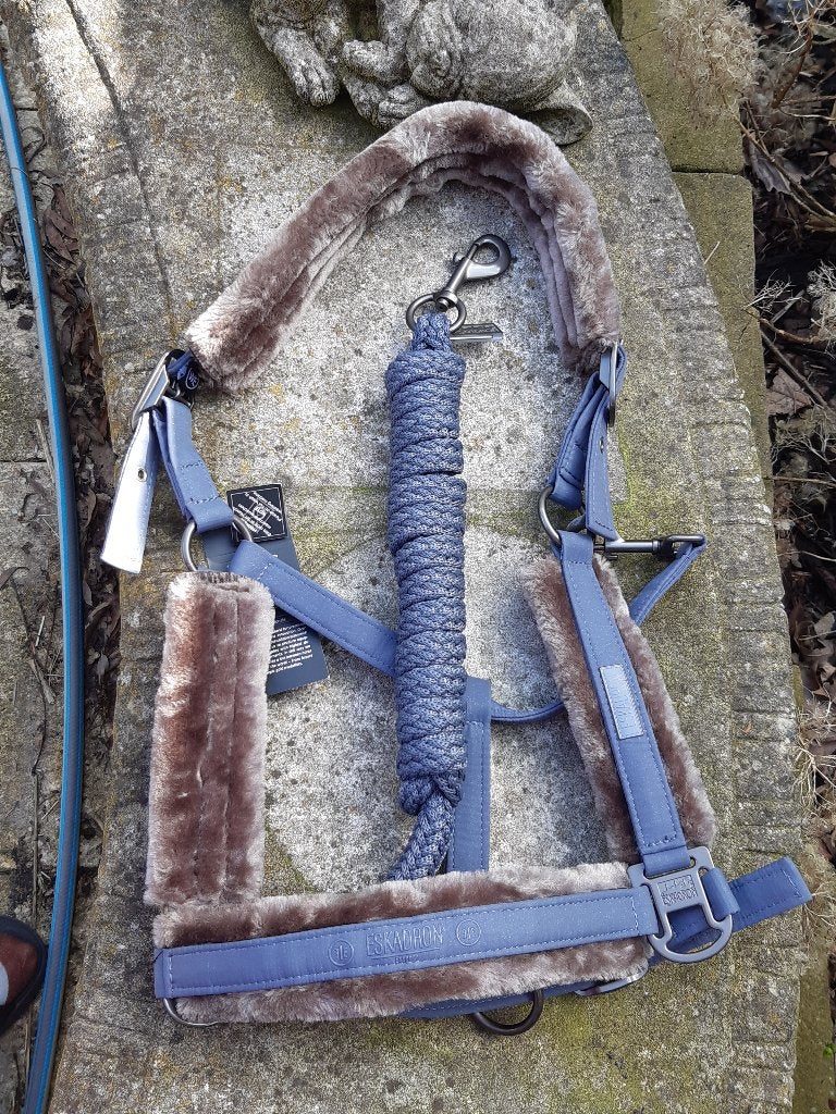 Eskadron halster set Xfull/WE nieuw doveblue sparkle, Ophalen of Verzenden, Eskadron, Halster