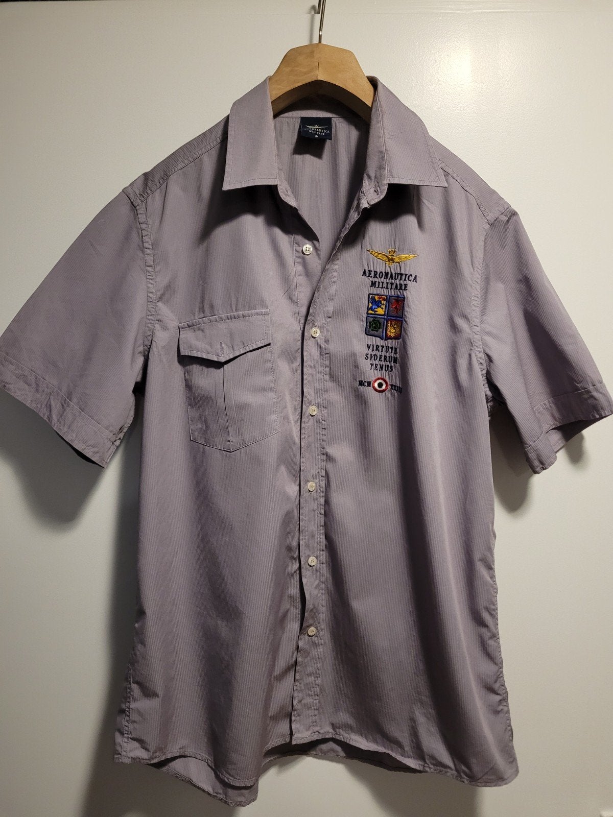 Korte mouw shirt "Aeronautica Militare" mtXXL, Ophalen of Verzenden, Zo goed als nieuw, Overige halswijdtes