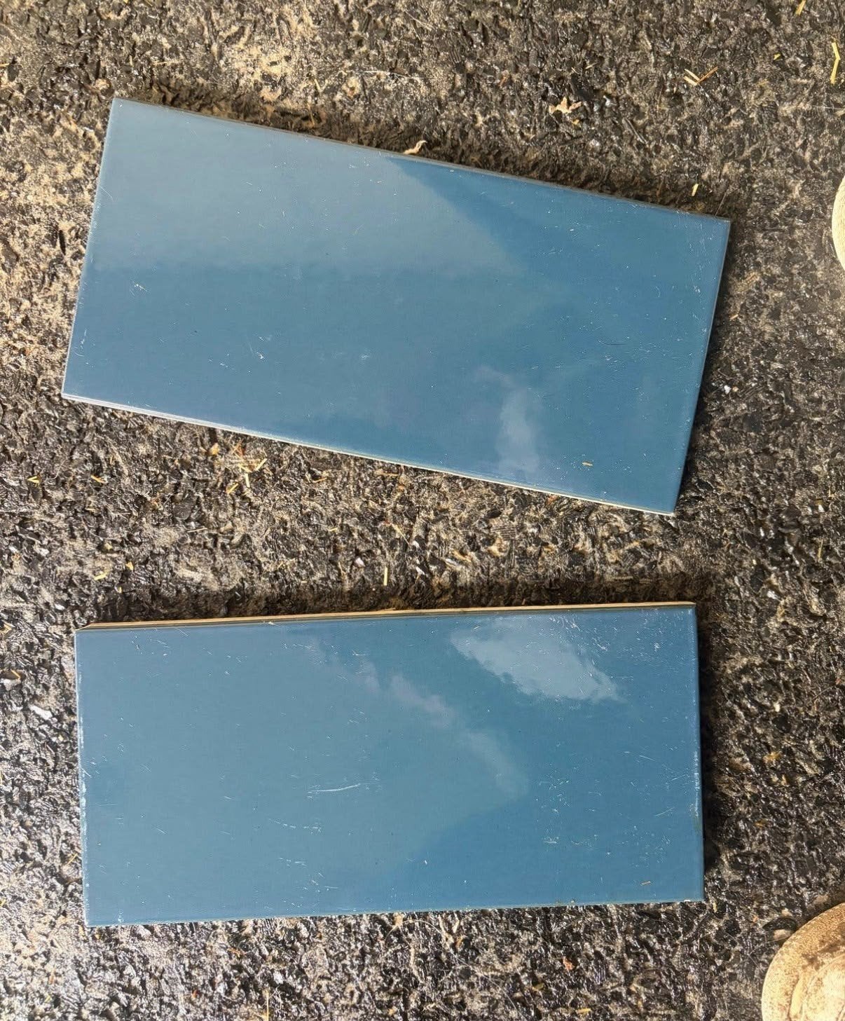 Witte en blauwe tegels - diverse afmetingen, Ophalen, Nieuw, Minder dan 20 cm, Minder dan 20 cm