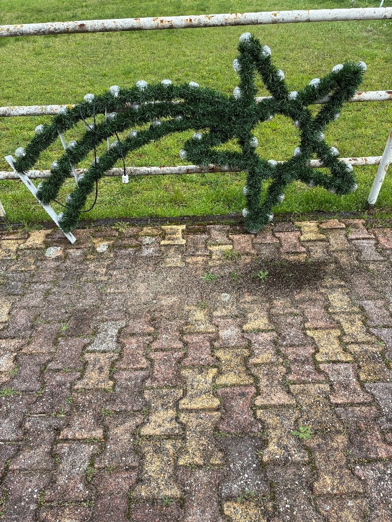 Grote Kerstster met ledlampjes  110 x 200 cm., Ophalen, Gebruikt