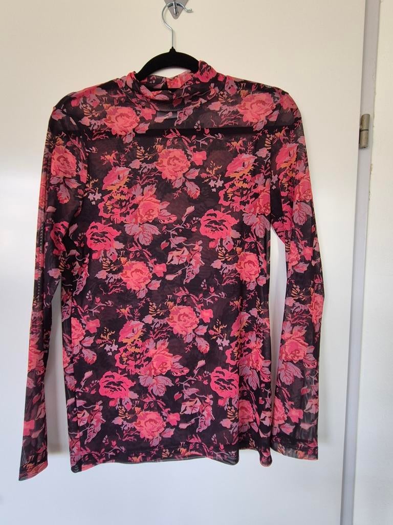 Zwarte mesh top zwangerschap Mamalicius, Kleding | Dames, Tops, Ophalen of Verzenden, Nieuw, Zwart, Lange mouw