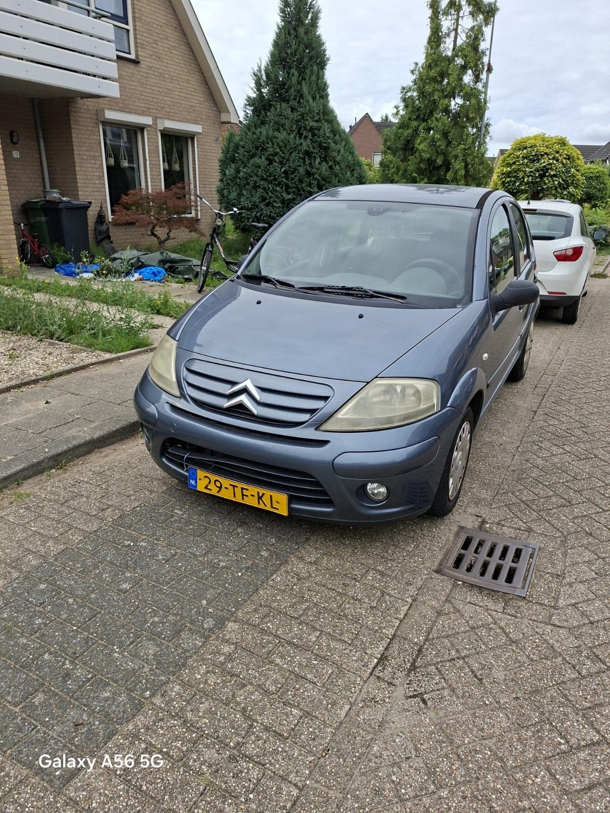 Citroën C3 1.4 I 2006 Grijs, Voorwielaandrijving, 1160 kg, 989 kg, Origineel Nederlands