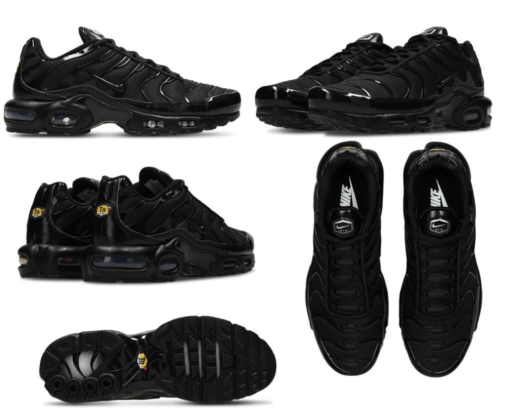 Nike Air Max Plus Tuned 1 Triple Black (maat 46), Zwart, Nike, Nieuw, Ophalen of Verzenden