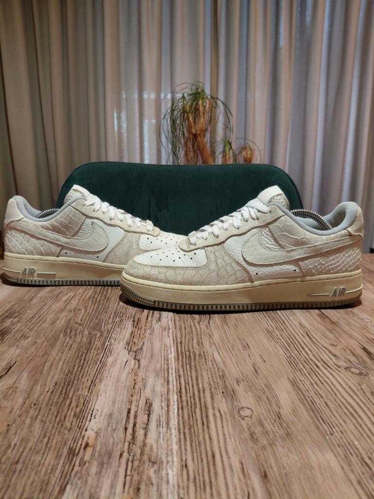 Nike Air Force 1 Low 'White Python' Size 41, Wit, Nike, Ophalen of Verzenden, Sneakers of Gympen