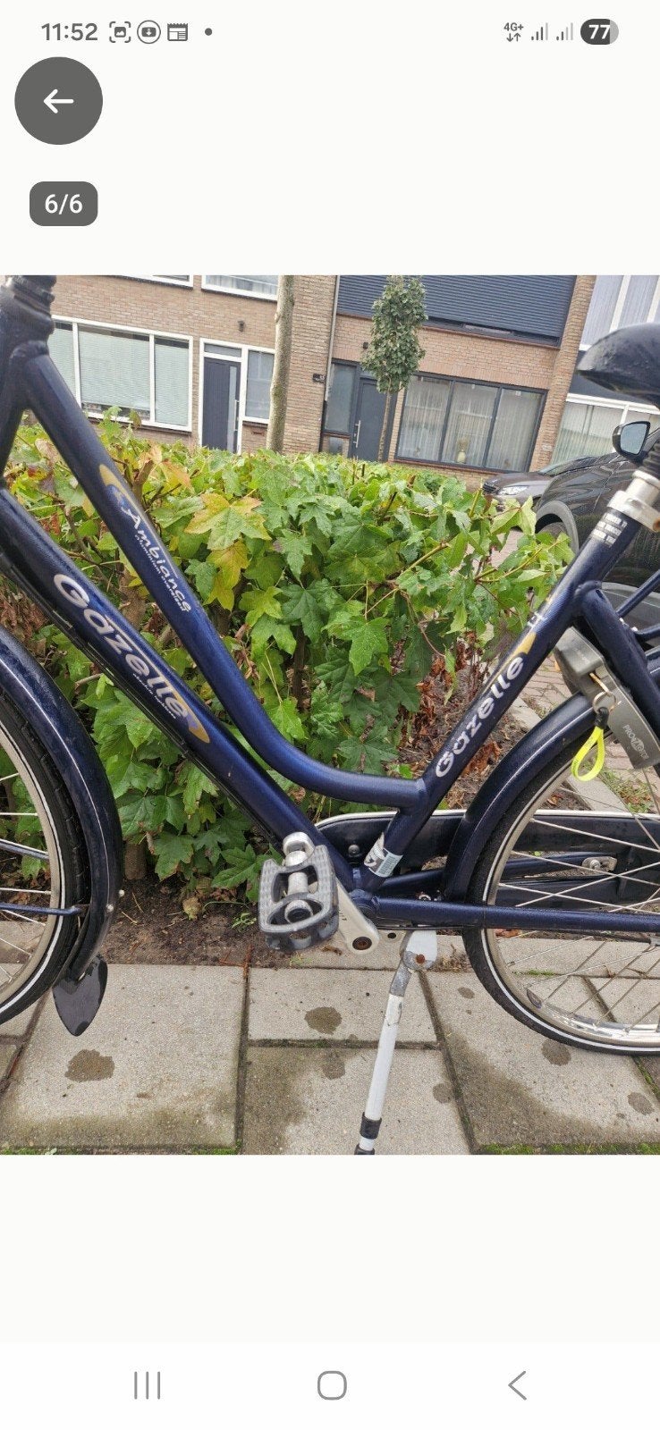 Gazelle Ambiance Damesfiets  28 inch-, Fietsen en Brommers, Ophalen, Versnellingen, Gazelle, Trommelrem