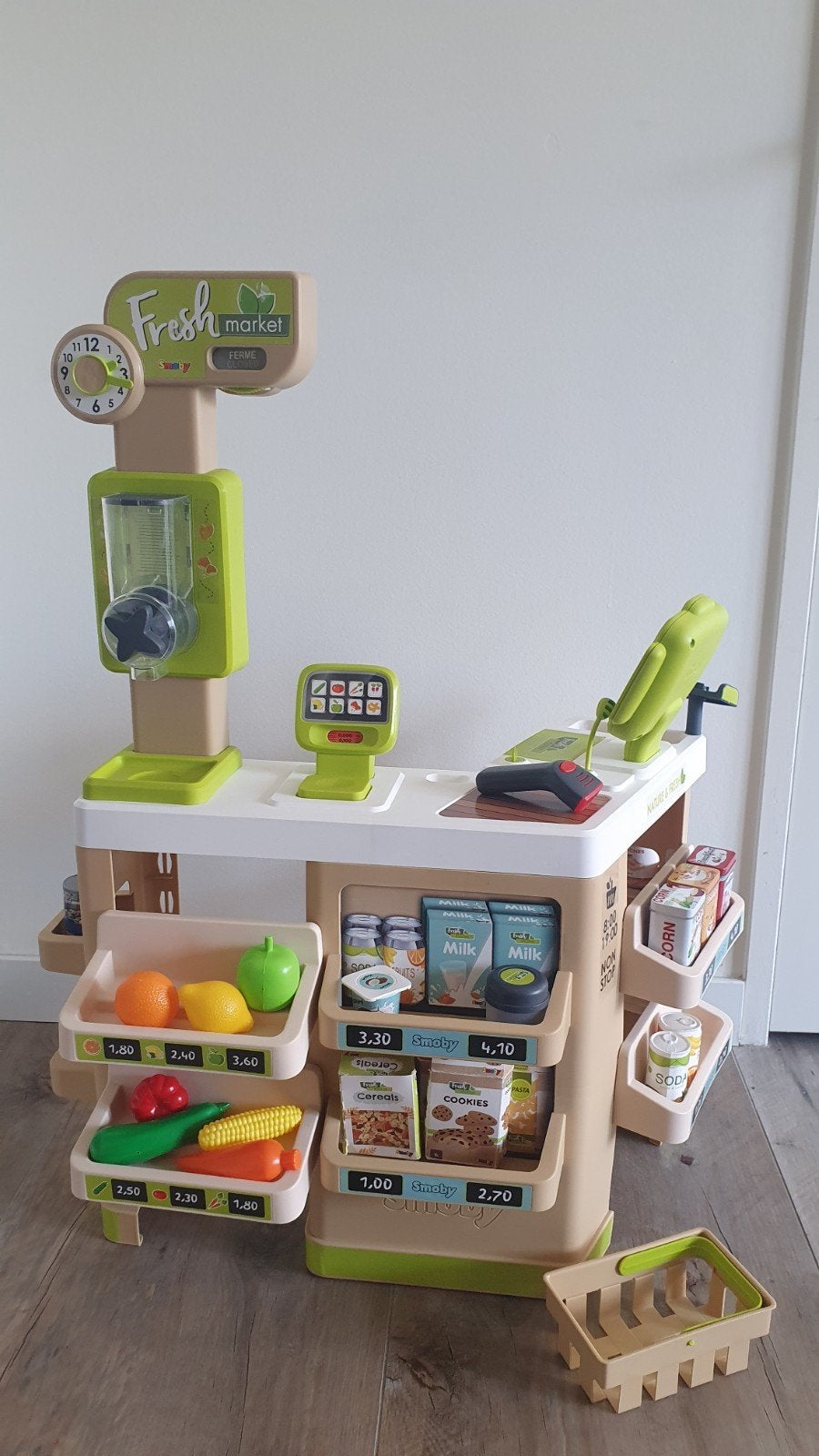 Smoby supermarkt, fresh market, Ophalen, Gebruikt, Kunststof