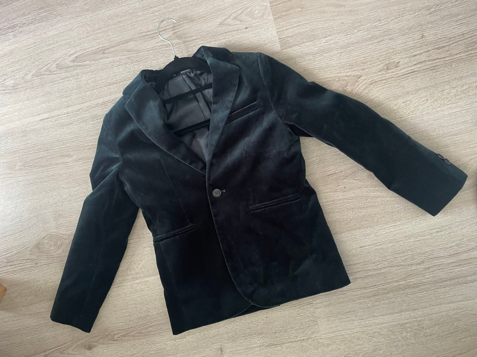 Zara fluwelen blazer voor jongens, maat 128, Ophalen of Verzenden, Zo goed als nieuw, Jongen, Jas
