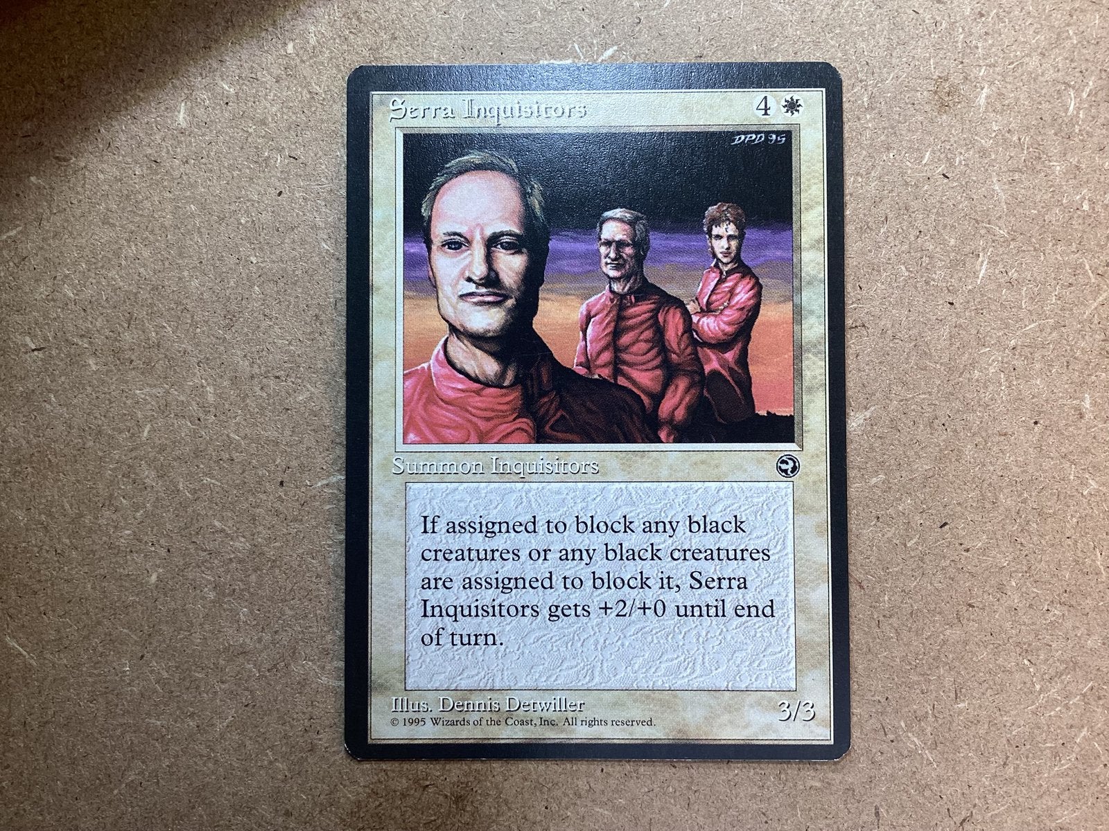1x Serra Inquisitors (Excellent), Ophalen of Verzenden, Zo goed als nieuw, Losse kaart