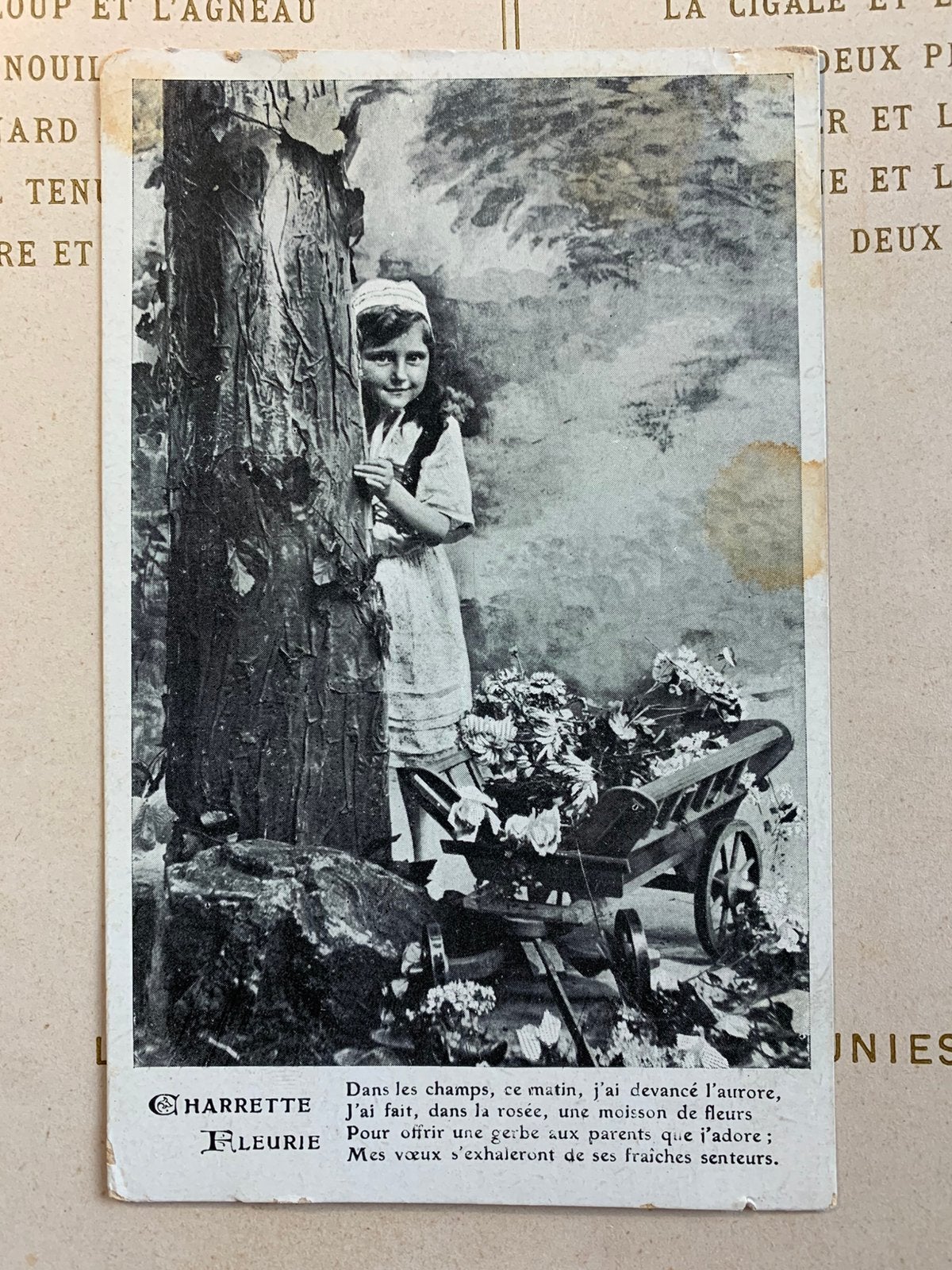 Charrette Fleurie (NN), Ophalen of Verzenden, Voor 1920, Gelopen, Kinderen