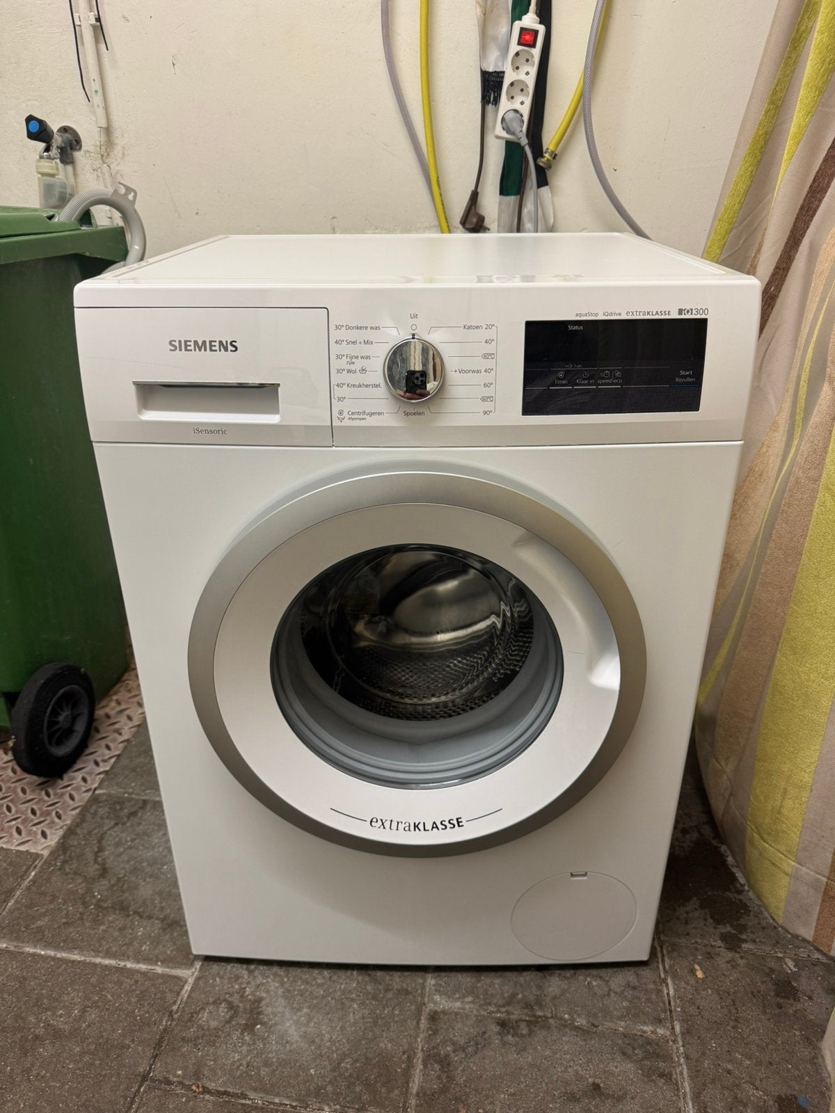 Siemens iQ300 extraKLASSE Wasmachine (WM14N090NL) - Topstaat, Ophalen, Gebruikt, Minder dan 85 cm, Voorlader
