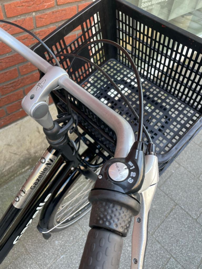 Gazelle Heavy Duty (59cm) met Shimano Nexus 3 versnellingen, Ophalen, Gebruikt, Velgrem, Versnellingen