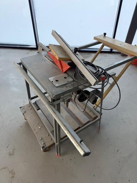 Scheppach zaagtafel, Doe-het-zelf en Verbouw, Gereedschap | Zaagmachines, Ophalen, Gebruikt, Cirkelzaag, 1200 watt of meer