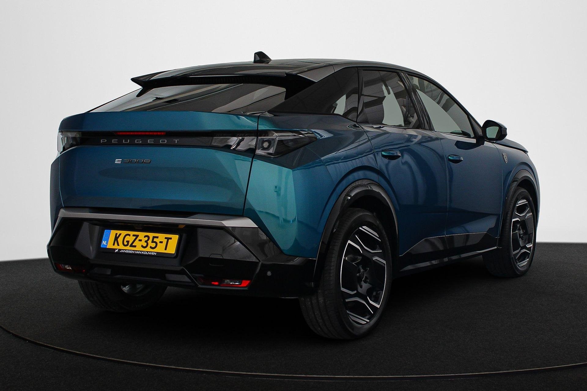 Peugeot e-3008 GT Exclusive 210 73 kWh FOCAL Nappa Leder Stu, Auto's, 1250 kg, Blauw, SUV of Terreinwagen, Te koop