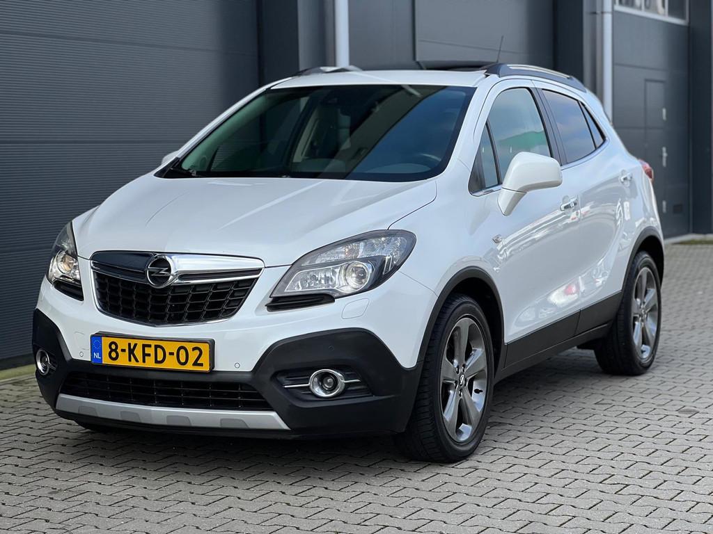Opel Mokka 1.6 Cosmo|Schuifdak|Leder|Full Options, Voorwielaandrijving, Euro 5, 15 km/l, Zwart