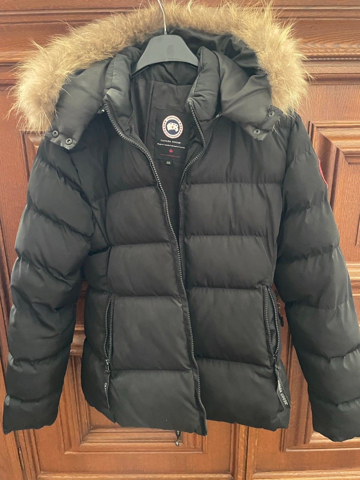 Canada Goose Jas zwart, Kleding | Dames, Jassen | Winter, Ophalen of Verzenden, Zo goed als nieuw, Maat 46/48 (XL) of groter, Zwart