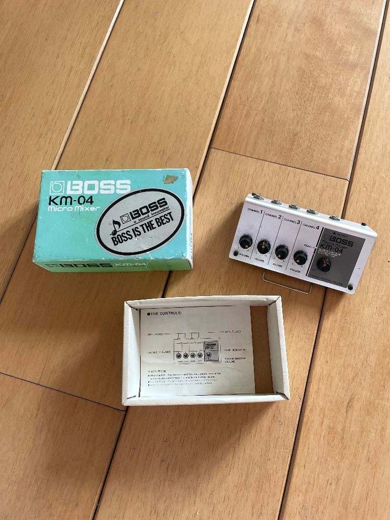 Boss KM-04 Micro Mixer, Muziek en Instrumenten, Mengpanelen, Gebruikt, Minder dan 5 kanalen, Ophalen