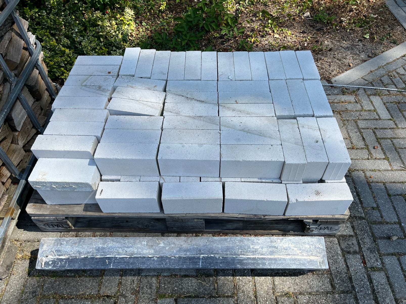 Dikke witte metsel stenen, Ophalen, Nieuw, Bakstenen
