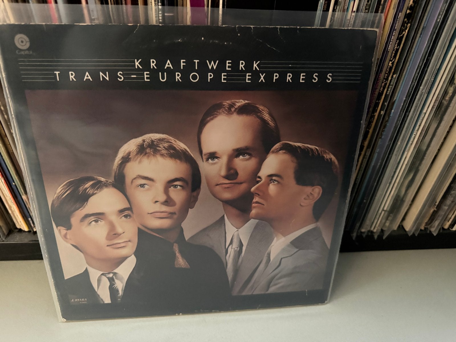 Kraftwerk - Trans Europe Express LP (Electro Dance), LP, Gebruikt, Ophalen of Verzenden, Elektronisch