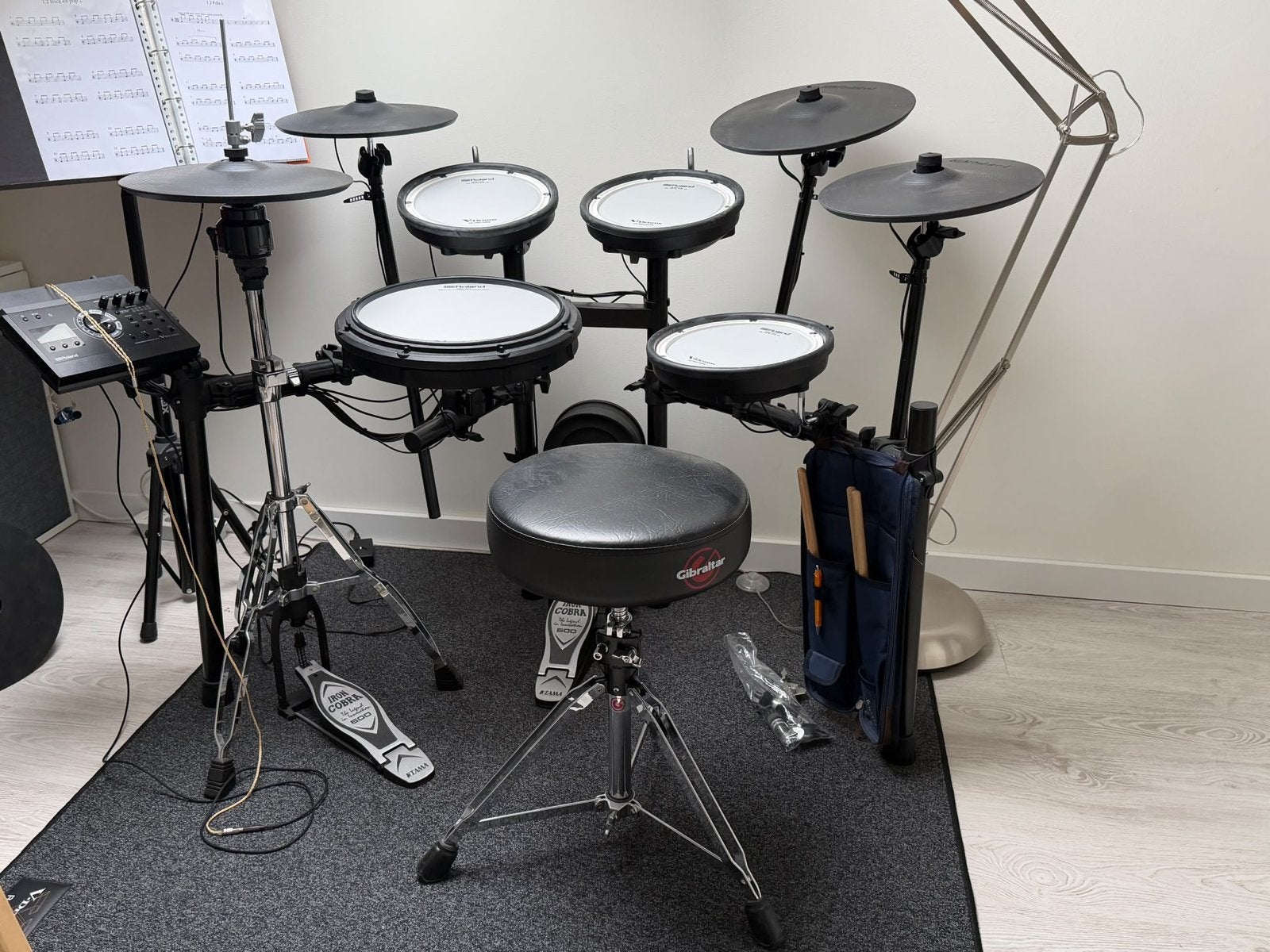 Roland TD-17KVX V-Drums incl accessoires, Muziek en Instrumenten, Ophalen, Zo goed als nieuw, Roland, Elektronisch