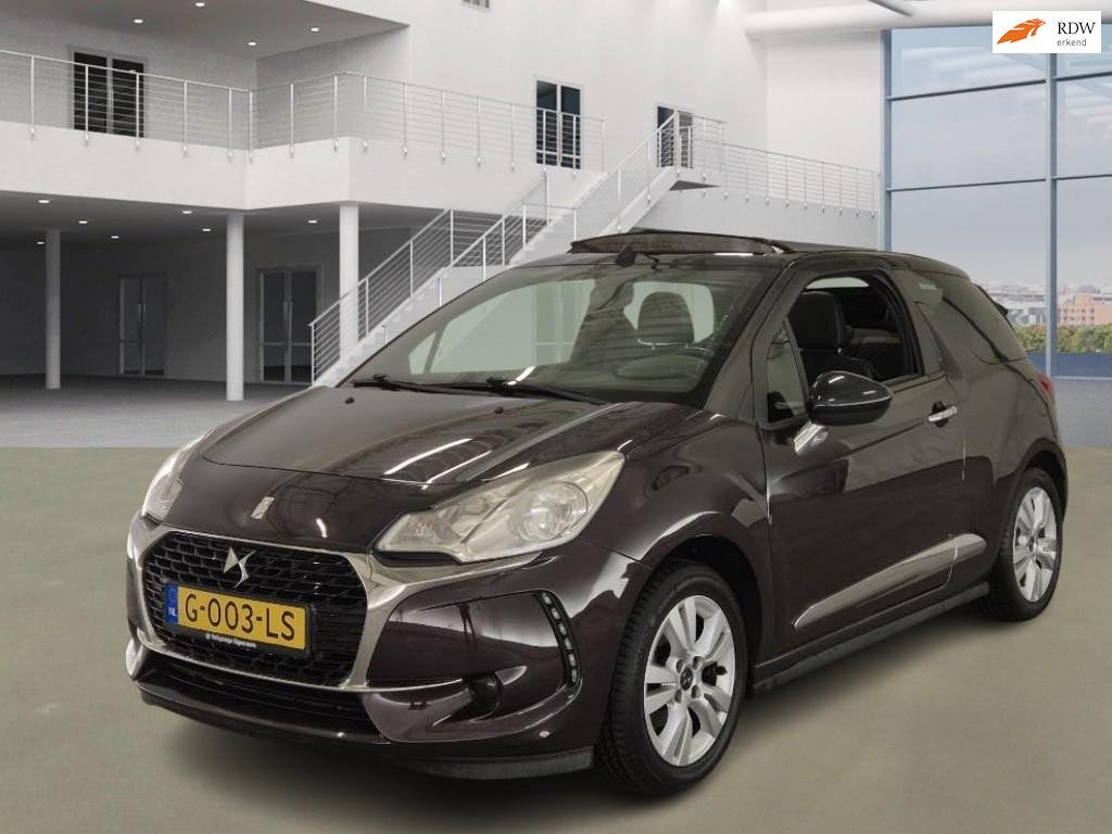 DS 3 Cabrio 1.2 PureTech So Chic / Onderhoud / AUTO RIJD PRI, Auto's, Voorwielaandrijving, Euro 6, Cabriolet, 82 pk