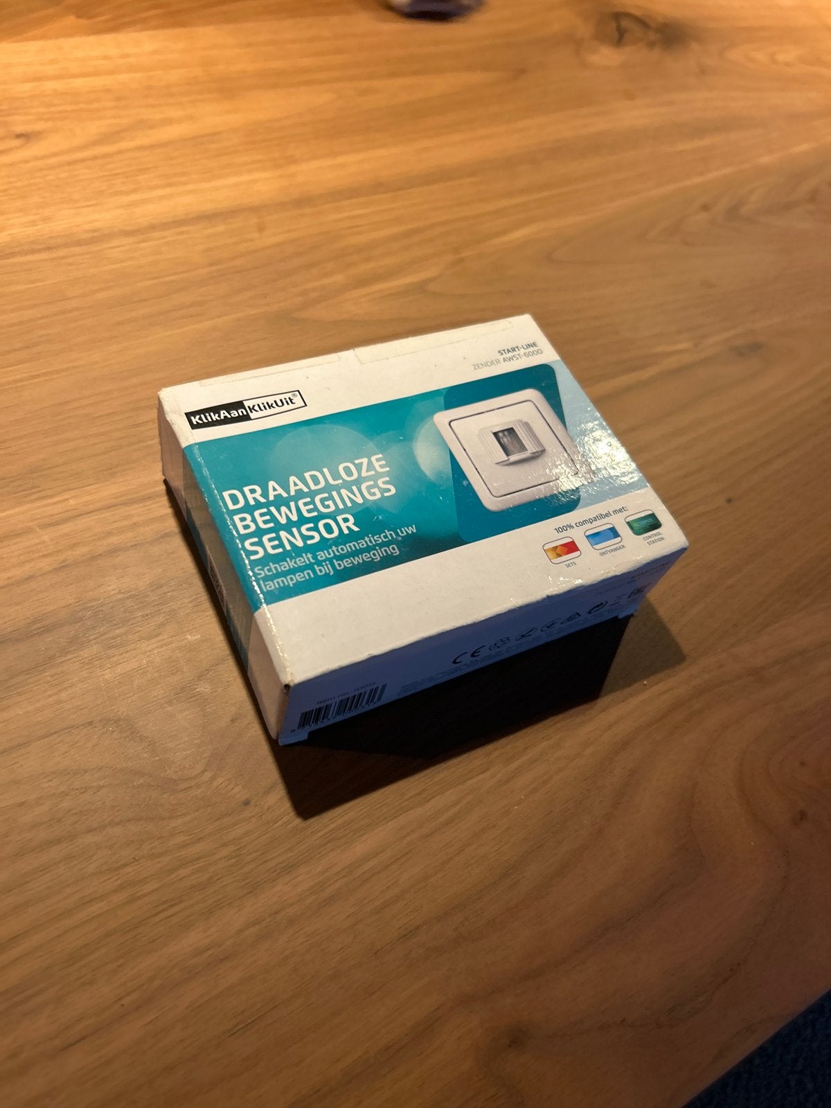 KlikAanKlikUit Draadloze Bewegingssensor AWST-6000, Overige merken, Kunststof, Nieuw, Overige fittingen