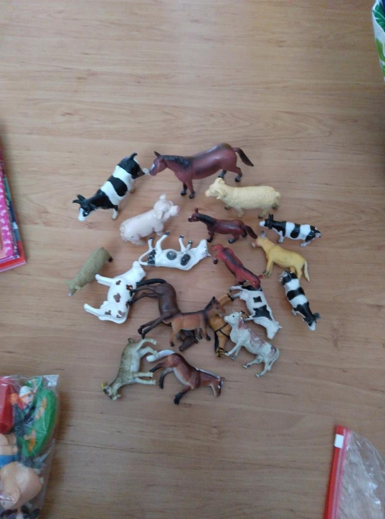 Zak vol boerderij dieren, Ophalen of Verzenden