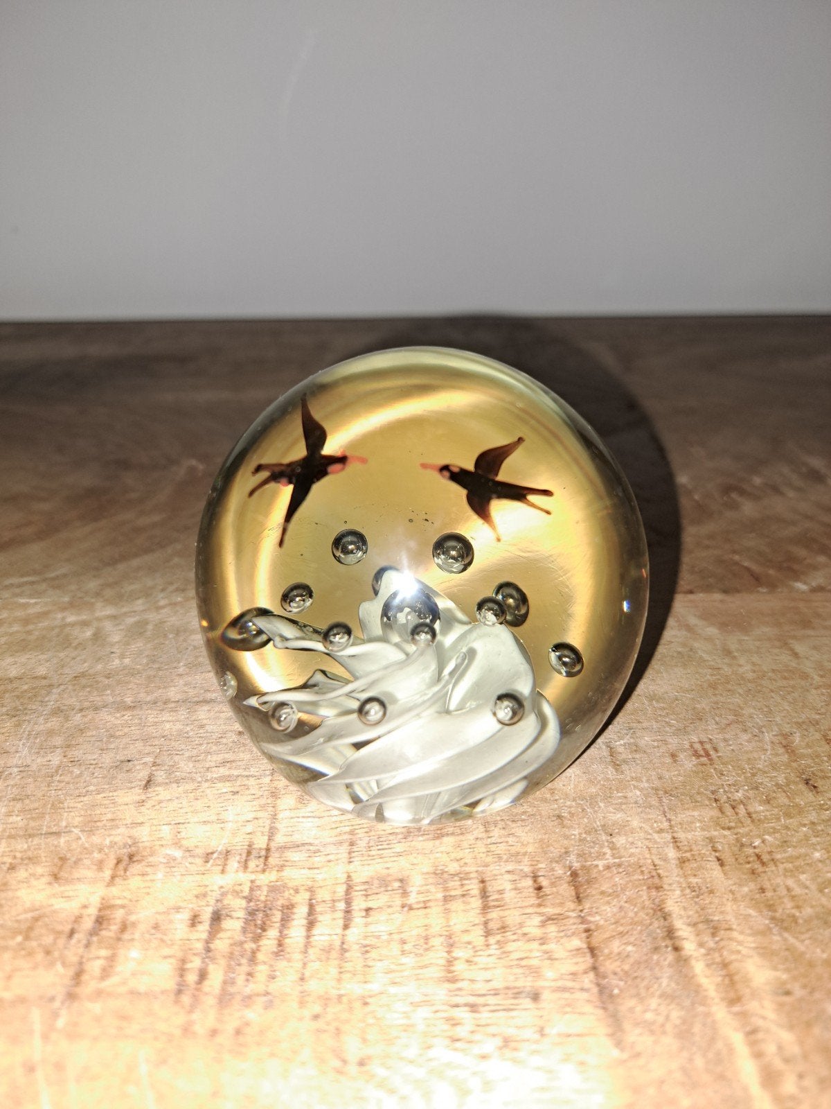 Art glass press papier "vogels", Ophalen of Verzenden