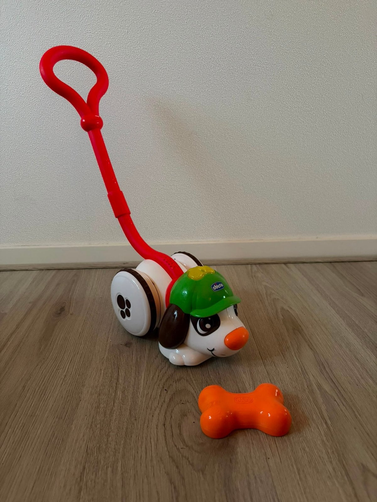 Chicco Trekking Dog Loopwagen met Geluid en Bot, Ophalen, Zo goed als nieuw, Overige typen, Met geluid