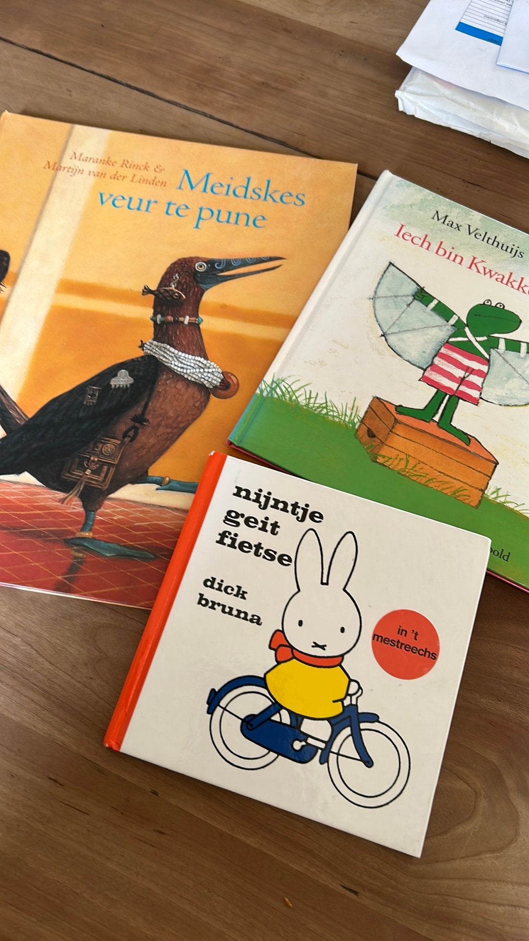 3 leuke prentenboeken in ‘t Mestreechs, Ophalen of Verzenden, Gelezen, Prentenboek