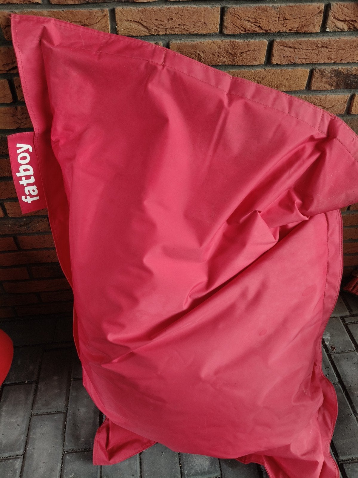 Fatboy zitzak - rood, Ophalen of Verzenden, Gebruikt, Rood, Zitzak