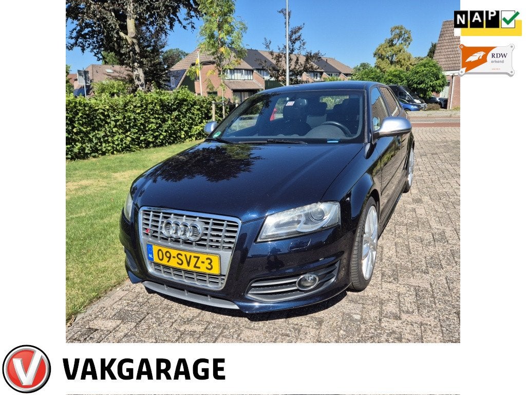 Audi S3 Sportback, leer, set w.banden op 2.0 T S3 q. Ambit.P, Auto's, Audi, Gebruikt, Parkeersensor, 4 cilinders, 1984 cc