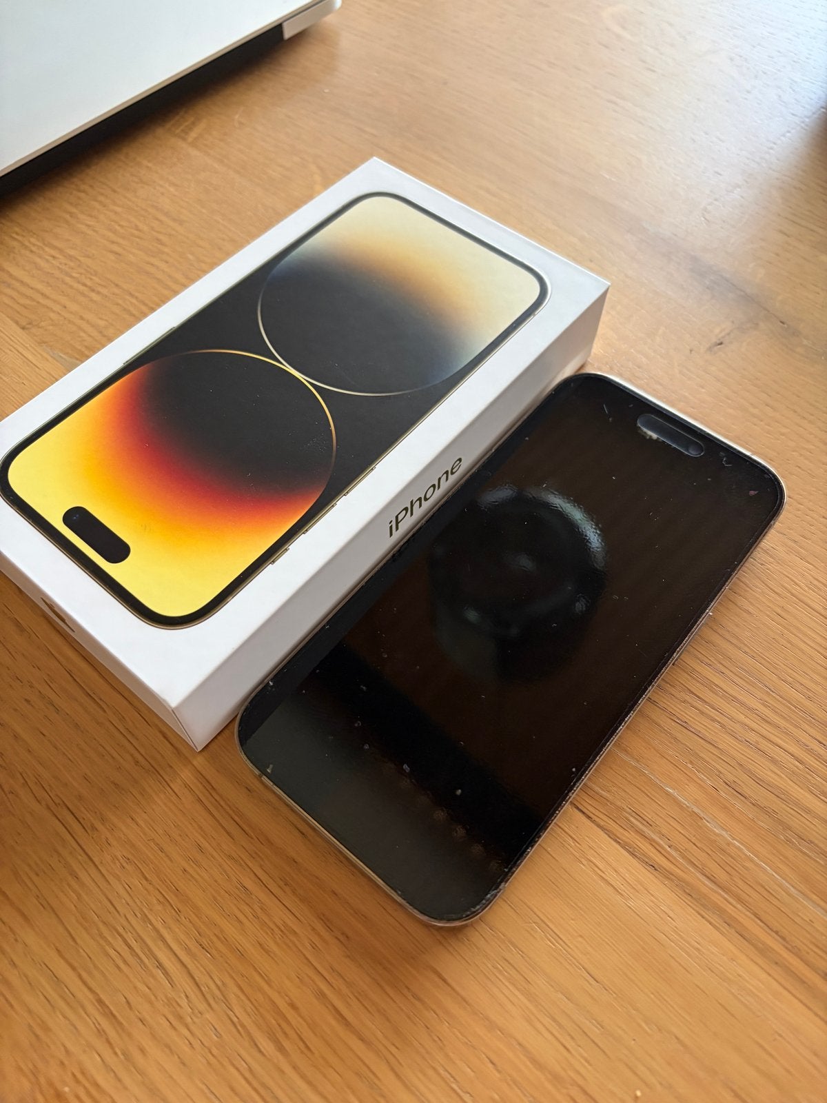 iPhone 14 Pro 128GB gold, Telecommunicatie, Mobiele telefoons | Apple iPhone, Gebruikt, 128 GB, Zonder abonnement, Zonder simlock