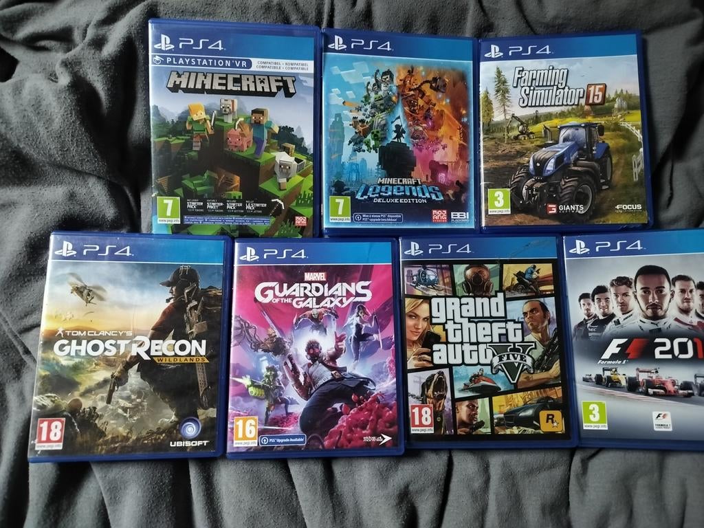 PS4 Spellen Bundel: Actie, Avontuur & Familieplezier!, Online, Gebruikt, Vanaf 18 jaar, Overige genres