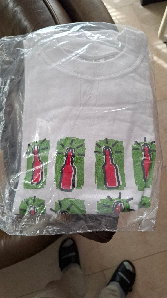 vintage Grolsch T shirt maat XL, Verzamelen, Ophalen of Verzenden, Nieuw, Kleding, Grolsch