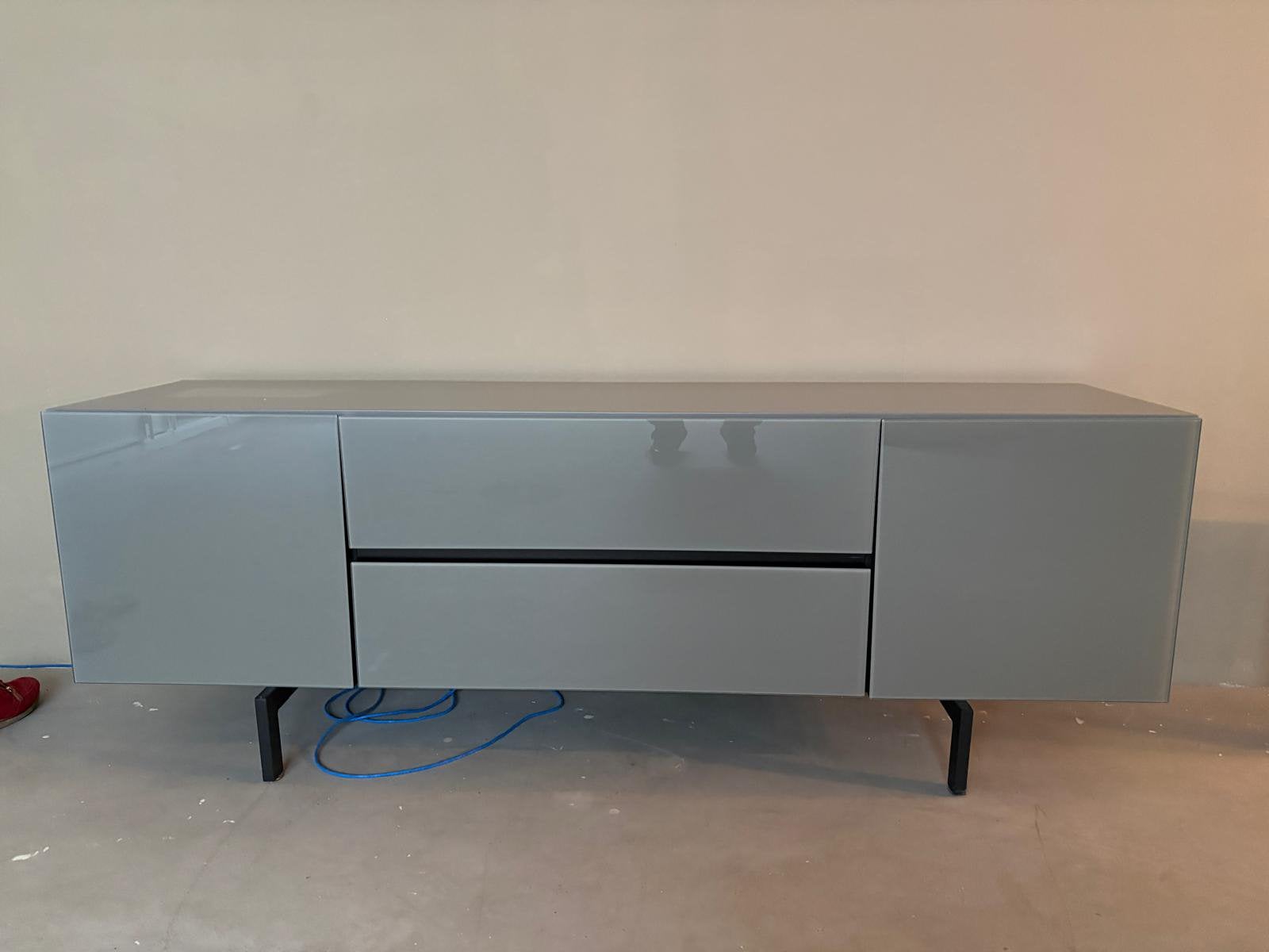 Te koop modern tv meubel, Ophalen, Gebruikt, 150 tot 200 cm, Minder dan 100 cm