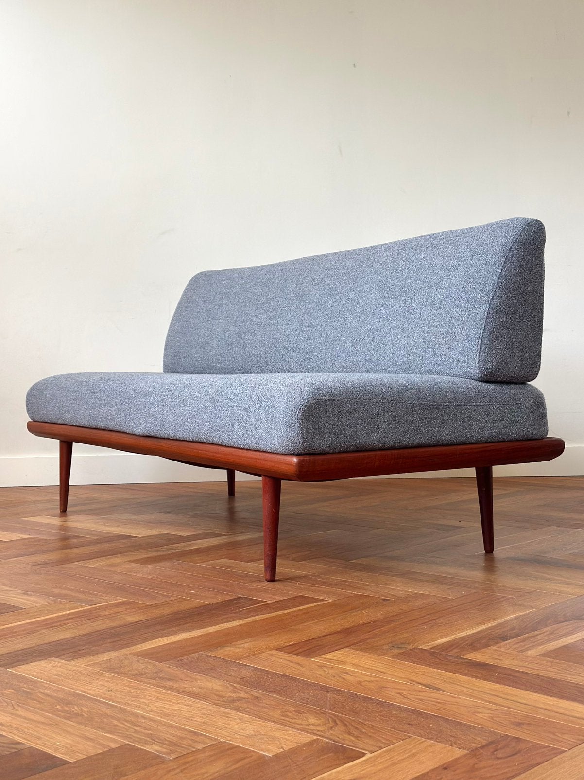 Vintage Deens design Daybed/sofa teak hout jaren 50/60/70, Huis en Inrichting, Ophalen, Hout, Gebruikt, 150 tot 200 cm