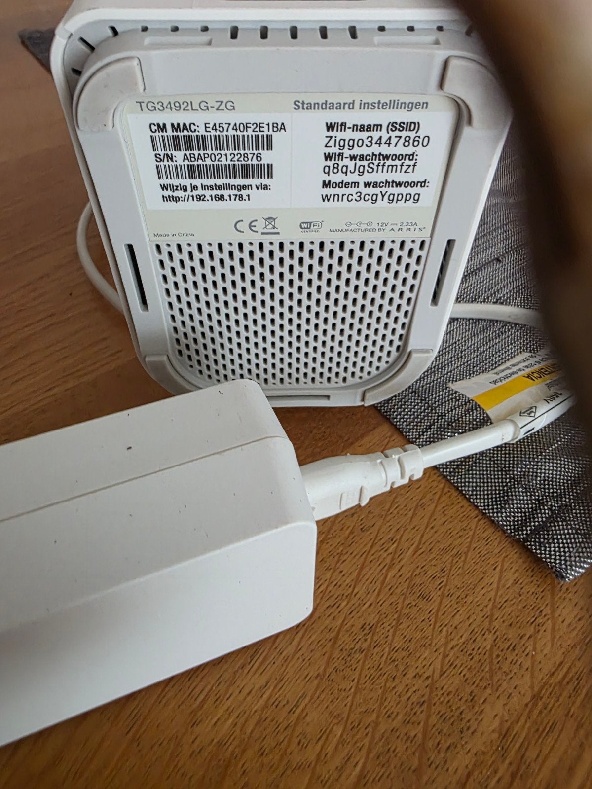 Ziggo Connectbox Router met modem - Snel ophalen/verzenden, Ophalen of Verzenden