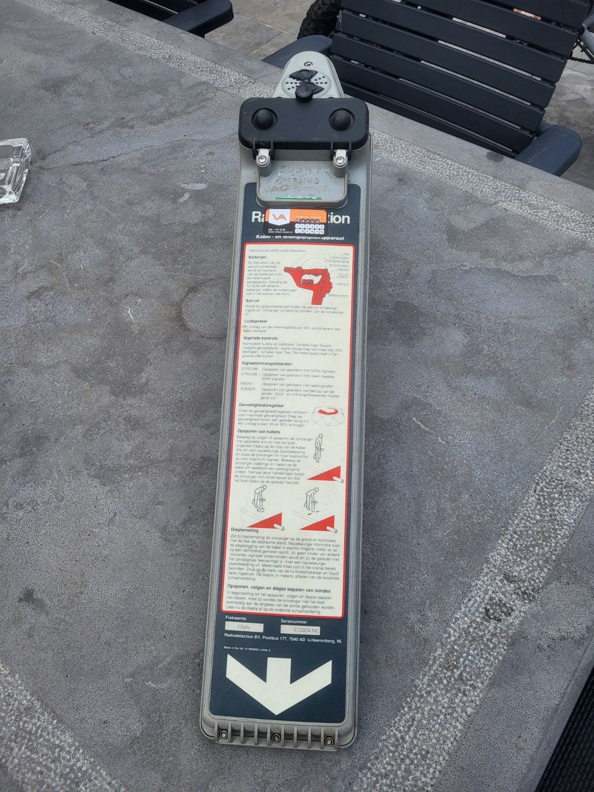Kabeldetector Radiodetection RD400 SL met signaalgever STX, Doe-het-zelf en Verbouw, Ophalen of Verzenden