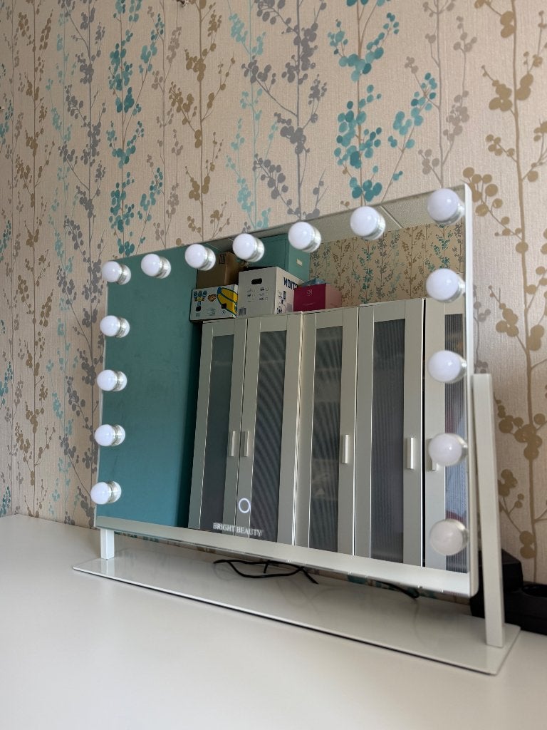 Bright Beauty Make-up Spiegel met Verlichting, Ophalen, Minder dan 50 cm, Zo goed als nieuw, Minder dan 100 cm
