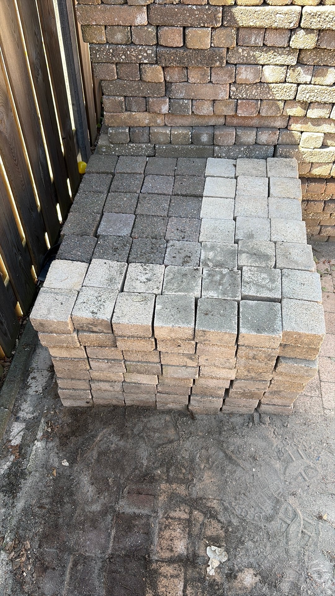 Koppelstones, Ophalen, Gebruikt, 10 m² of meer, Beton