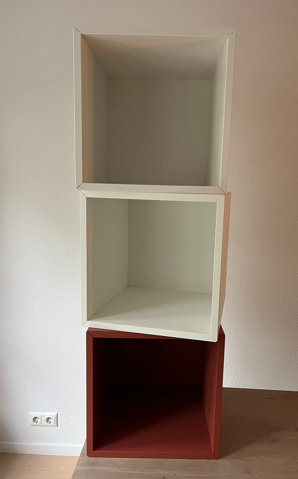 Ikea Eket wandkast, Huis en Inrichting, Ophalen, Kunststof, Gebruikt, Minder dan 150 cm