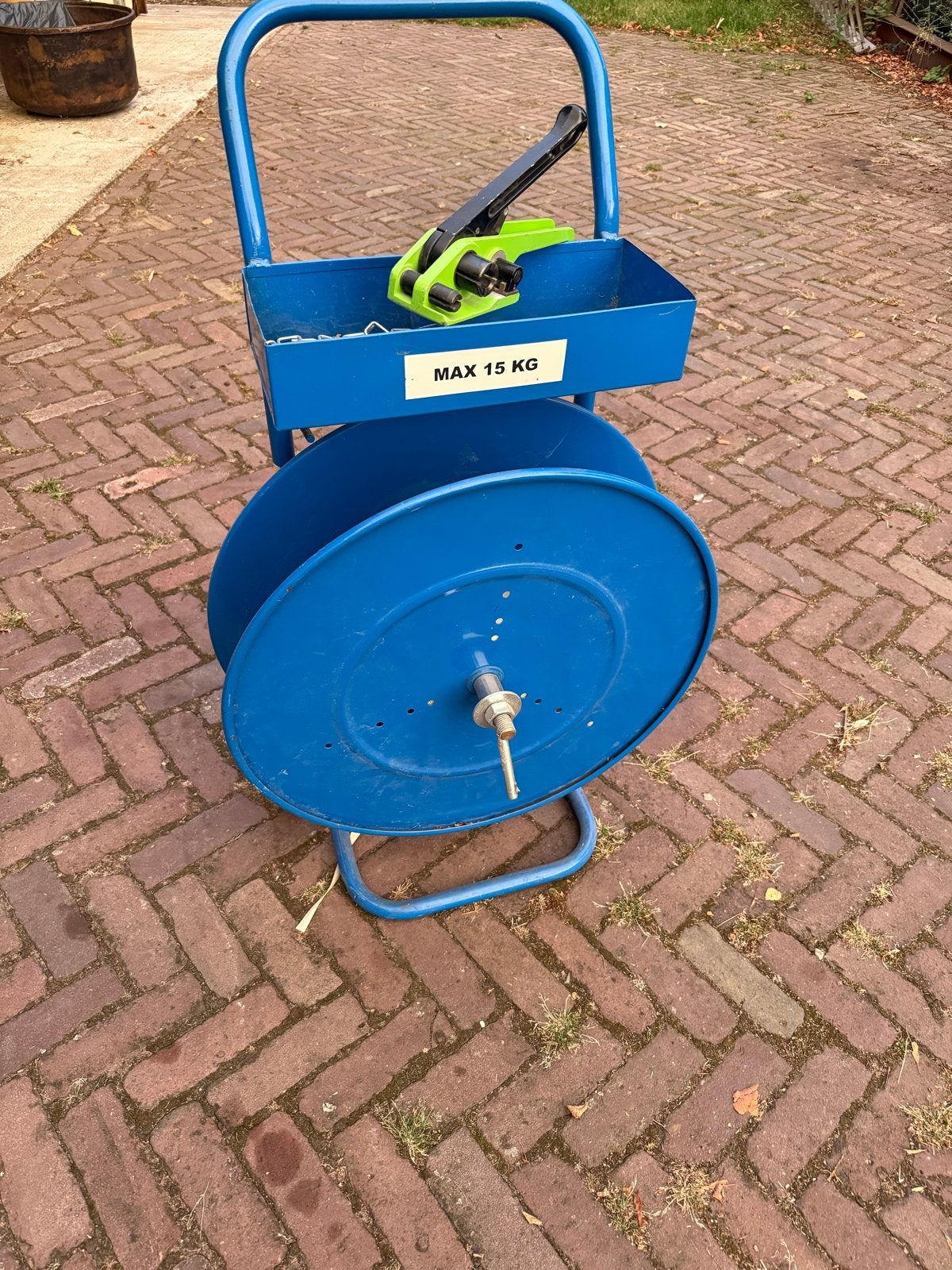 Bandspanapparaat met zegeltang, 2200m band en 1000 klemmen, Ophalen of Verzenden