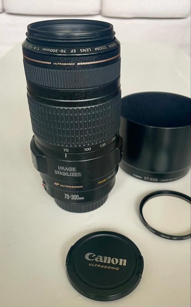 Canon EF 70-300mm f/4-5.6 IS USM Telelens, Ophalen of Verzenden, Gebruikt, Telelens, Zoom