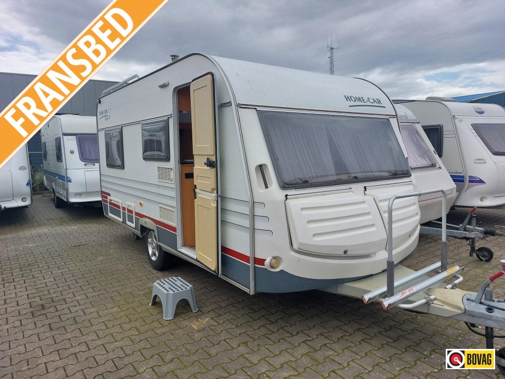 Home-Car Rally Trophy 45 2000 Voortent/Fietsenrek, Caravans en Kamperen, Caravans, Home-car, Standaardzit, Bedrijf, Overige typen