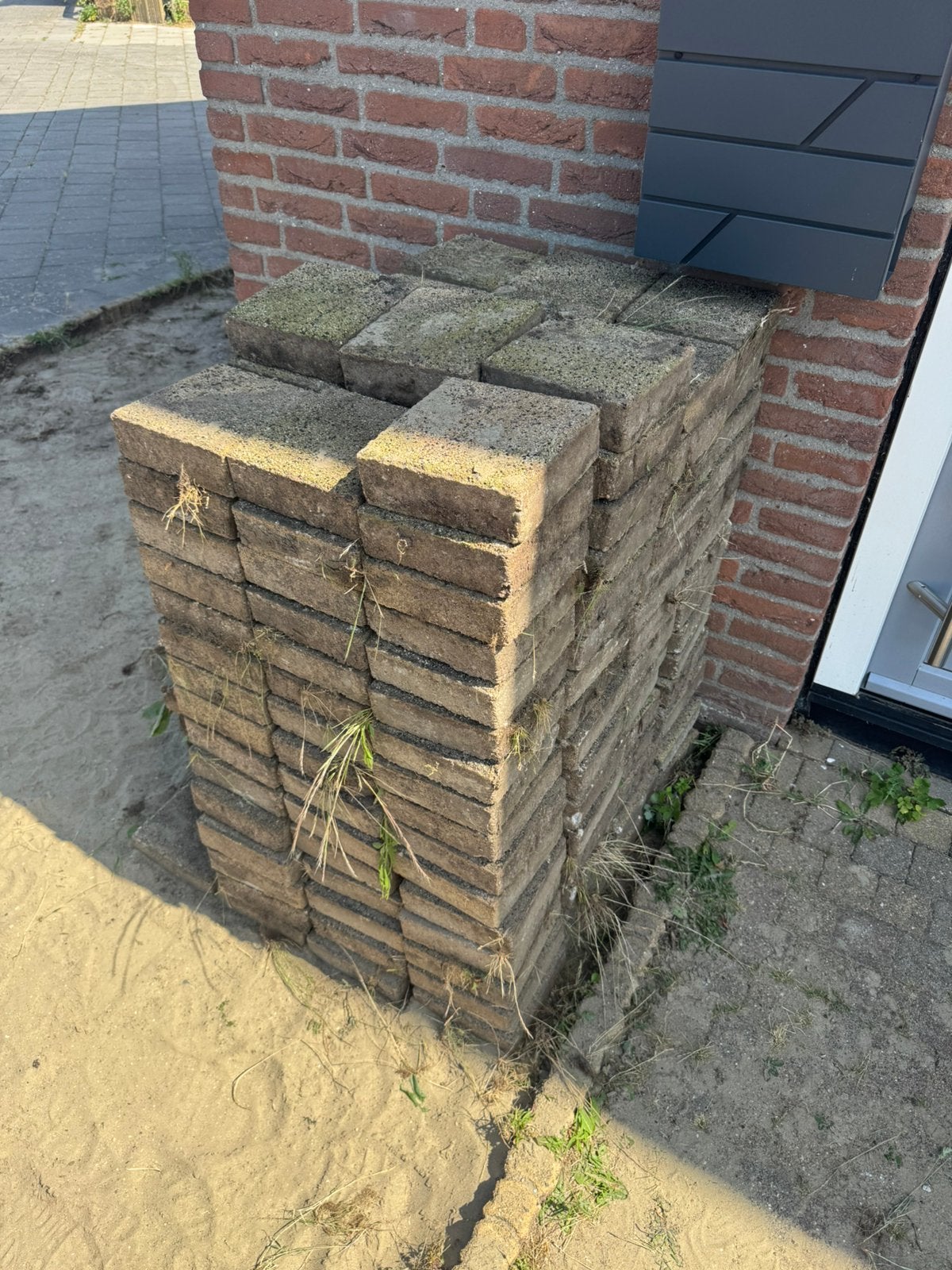 Tuinstenen gratis, Ophalen, Gebruikt, Klinkers, 10 m² of meer
