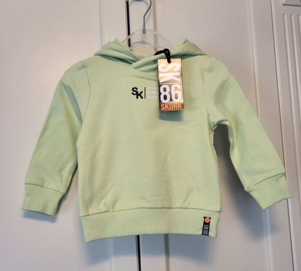 Nieuw! Skurk trui, hoodie, SUUK, lime, jongen, maat 92, Skurk, Trui of Vest, Nieuw, Ophalen of Verzenden